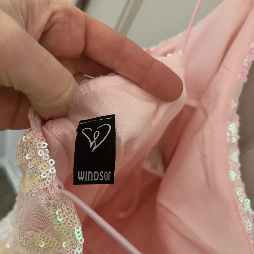 Windsor Pink Sequin Mini Dress- never worn - Picture 3 of 4